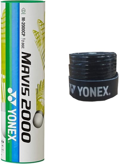 Nylon Badminton Shuttles Verpakking van 6 met Groene Dop voor Diverse Speelomstandigheden