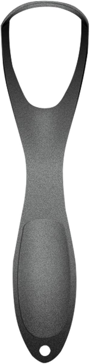 Reistongschraper - Ademverfrisser - Dagelijkse mondzorg - Roestvrijstalen waaivorm - 145x35 cm - Zilverkleurig