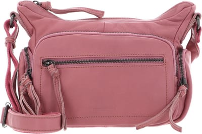 FREDsBRUDER Leren Schoudertas In My Pocket Crossbag Rose Roze