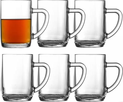 Uniglass Theeglazen Atlanta - 6x - 300 ml - theeglas - D7 x H10 cm - glas