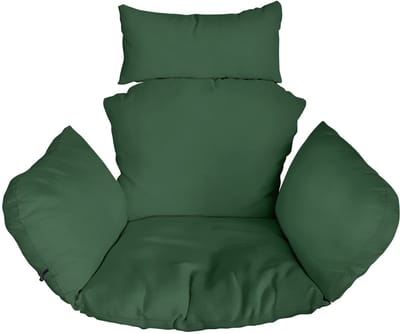 FEROCITY - Hangstoel Kussen XXL - Hangstoelkussen - Tuincocon Kussen - Schommelkussen - Polyester - Groen