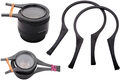 Pack van 4 Lensfilter Sleutels voor Camera - Verwijderingsgereedschap voor 48-58mm en 62-77mm Filters, Professioneel en Duurzaam