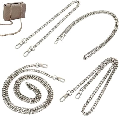 Verstelbare Schouderband voor Handtas - Metaal Bag Chain 40 cm 60 cm 100 cm 120 cm - Mode Accessoire voor Dames, DIY Handtas Upgrade, Stijlvolle Handtas Oplossing