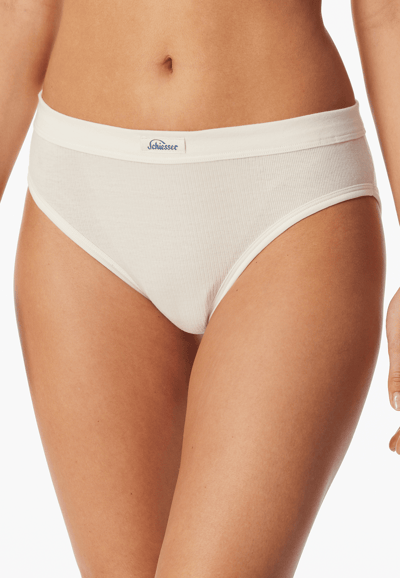 Tai-slip met fijne fijnrib, off-white - Revival Paula 36