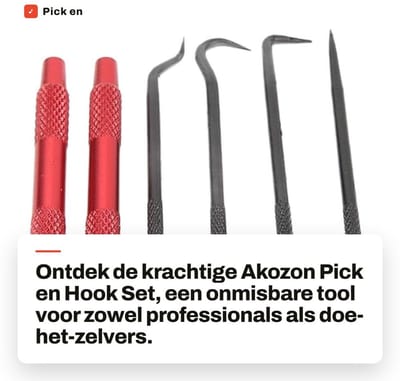 Dailygoods- Oliekeerringtrekker Efficiënt - Pick/Haalset - Koolstofstaal - 6 Stuks - Onderhoudskit - Eenvoudig te Verwijderen Afdichtingen - Afdichtingsgereedschap