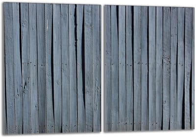 TMK ArtDeko - Beschermplaat Glas - 2x 40x52 cm - Hout