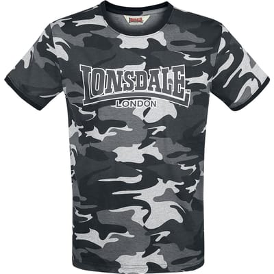 Lonsdale London T-shirt - Cobbett - M tot XL - voor Mannen - camouflage