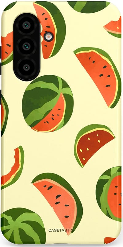Casetastic Hoesje Geschikt voor Samsung A56 / A36 - Stijlvolle Beschermende Duo-layer Case - Watermeloen Festijn