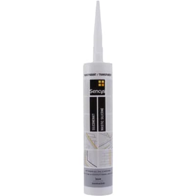 Sencys Siliconenkit Constructie Transparant 310ml