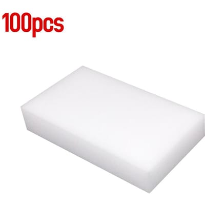 100 Stuks Magische Melamine Spons Gum Spons Melamine Schuim Reiniger voor Keuken Kantoor Badkamer