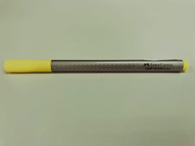 Faber Castell Fineliner FC Grip 0 - 4mm - geel
