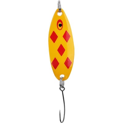 Leurres pour la truite Leurres clignotants pour la pêche à la truite Leurres pour la truite 3,5 g 3,4 cm Orange yellow