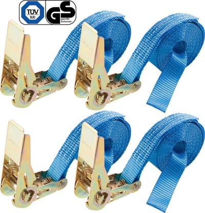 AREBOS 4 x Spanband - Spanbanden - 4 m x 25 mm