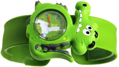Dailygoody - Peuterhorloge - Cartoon Design - Comfortabel en Lichtgewicht - Krokodil - Educatief Speelgoed - Geschikt voor Kinderen van 4 tot 100 jaar...