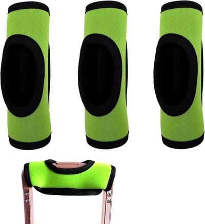 Zachte Grip Handgrepen voor Koffers met Uniek Ontwerp - Reisaccessoires voor Koffers (3 Stuks Groen)