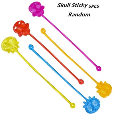 Halloween Spinne Pompoenman Skelet Trick Muurklimmen Plakkerig Speelgoed Kinderen Nieuwigheid Cadeau Kinderen Grappig Elastisch Speelgoed