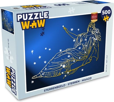 Puzzel Sterrenbeeld - Sterren - Maagd - Legpuzzel - Puzzel 500 stukjes