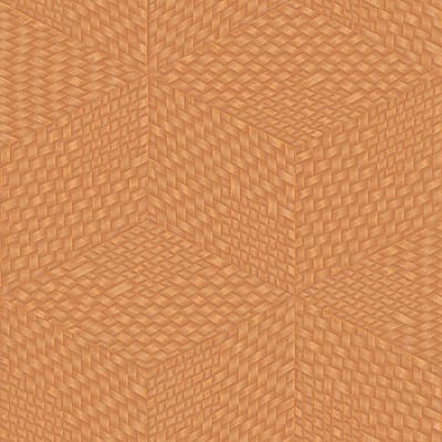 Dutch Wallcoverings - Exclusive Threads Cube Stitch Orang - TP422957