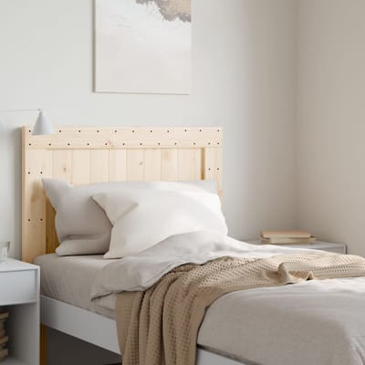 vidaXL - Hoofdbord - 100x104 - cm - massief - grenenhout