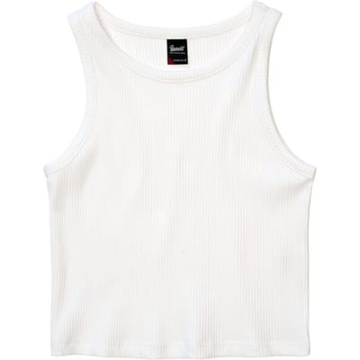 Brandit Top - Women Tanktop Ela, Rip cropped - L tot XXL - voor Vrouwen - wit