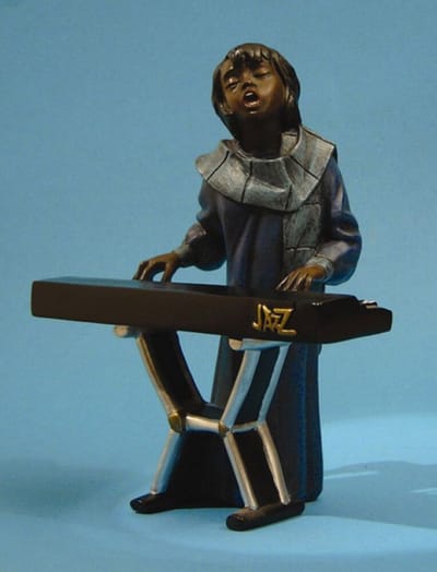 Maddeco - all that jazz beeldje - keyboard - vrouw