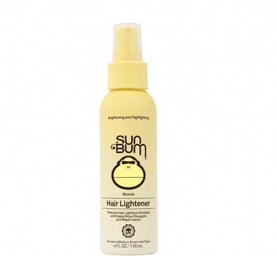 Sun Bum Blonde Formula Hair Lightener Spray – 4 oz (UV Activated Hair Lightening Spray with Pineapple & Meyer Lemon – Vegan, Cruelty-Free Hair Highlight Enhancer)