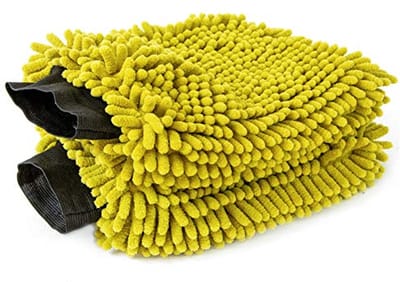 Premium Microfiber Auto Was Mitt - 2-Pack - Herbruikbare en Krasbestendige Schoonmaakhandschoenen voor Auto - One Size Fits All