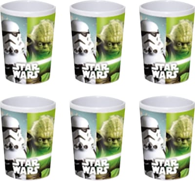 "6 x Star Wars Beker - Tumbler Melamine Set - Duurzaam, Lichtgewicht - Voor Fans en Kinderen"