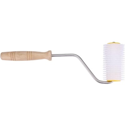 Ontzegelnaald Rollager Bijenhoning Wafel Extractie Imkerij Imker Apparatuur Gereedschap white