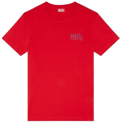 Diesel Diegor K72 T-shirt Met Korte Mouwen Rood L Man