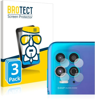 Screenprotector 3 Stuks voor Motorola Moto G100 (ALLEEN Camera Lens) Beschermglas transparant