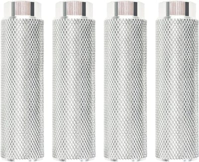 Fiets Pegs - BMX Pedalen - Extra Grip - Hoge Aluminiumlegering - 100 x 28 mm - Zilver