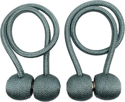 Gordijn Houder - Magnetisch - 2 Stuks - 45cm - Licht Blauw