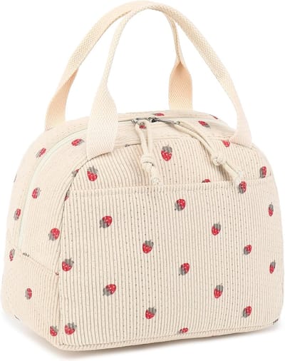SnelShoppen - LOIDOU Lunch Bag - Koeltas voor Vrouwen en Mannen - Verstelbare Schouderband - Dikke, Waterdichte Lunch Tas - Perfect voor Werk, School,