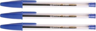 Balpen - Quantore - Blauw - Stick - 50 stuks