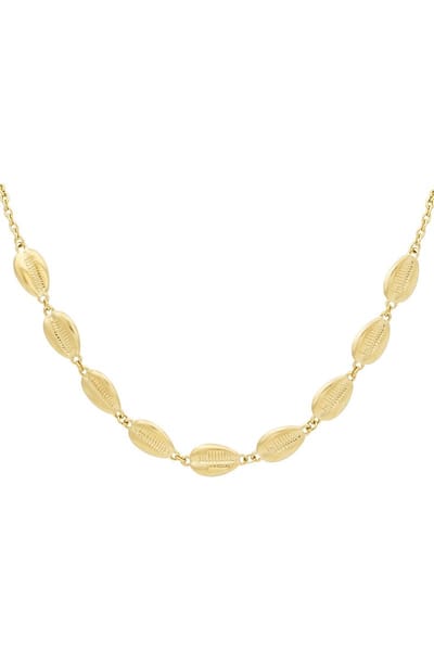 Schelpen ketting - Goudkleur