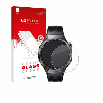 upscreen - Screenprotector voor Huawei Watch GT 6 / 6 Pro (46 mm) - Folie Beschermfolie Beschermglas transparant