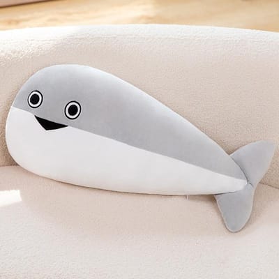 Sakaban Vis Knuffel Sacabambaspis Janvieri Sierkussen Simulatie Puffer Pop Knuffeldieren Zee Dieren Knuffelkussen Voor Jongen about 55-60cm wit