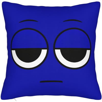 Sprunki Sky Vierkante Kussensloop Cartoon Anime Game Kussenhoezen Grappige Decoratieve Polyester Kussensloop voor Stoel 45x45cm 45x45cm