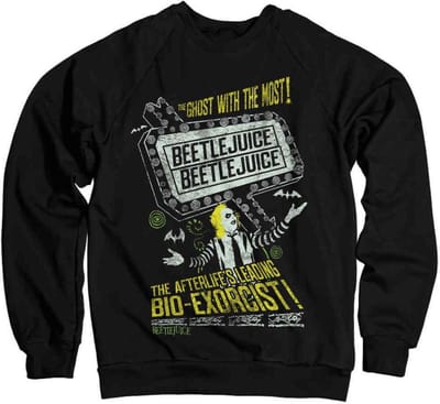 Beetlejuice Sweater/trui -S- The Afterlife's Leading Bio-Exorcist Zwart