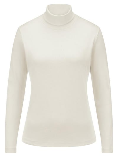 Colshirt Van Peter Hahn wit