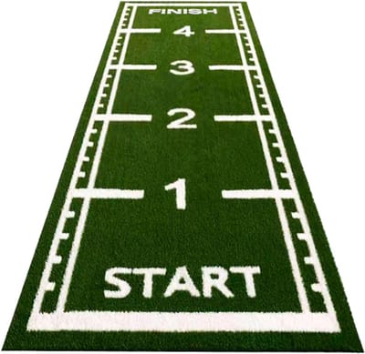 ForzaFit Sprinttrack kunstgras - Indoor/Outdoor - 5 x 1,5 meter - Groen - 17 mm