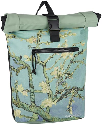 New Rebels Mart Art New York Amandel Bloesem 19L Rugzak Rolltop Waterafstotend
