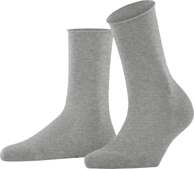 FALKE Active Breeze eenkleurig lyocell sokken dames grijs - maat 35-38