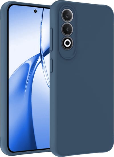 Hoesje - Geschikt voor OnePlus Nord CE4 - Sterk & Shockproof - Siliconen Case - Hoes Cover - Telefoonhoes - Donkerblauw