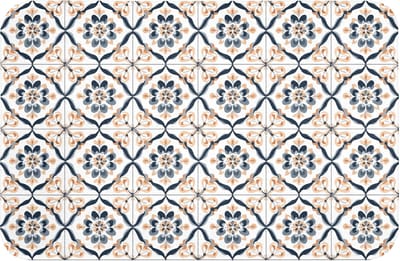 Badmat 60x40 cm - Antislip - Bladvorm - Patroon - Kleurrijk - Badmatten voor badkamer - Badkamermat - Douchemat - Badkamer mat