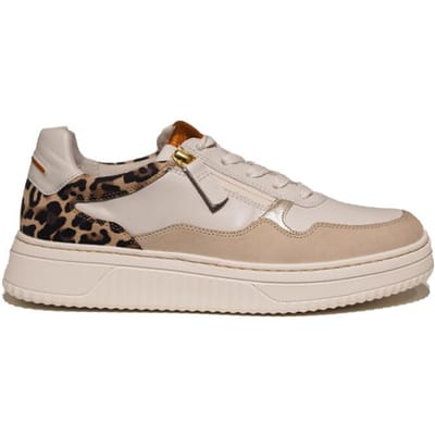Gabor Leopard Sneakers wit Leer - Dames