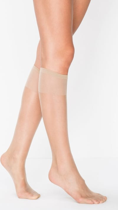Penti Dames Kniekousen | Pantykousen | Pantykousjes Fit 15 Denier. (pd1114) - ZWART - Maat One size