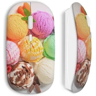 Souris Sans Fil Glaces colors