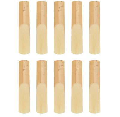 Dailygoods- Tenorsaxofoon Rieten 10 Stuks - Houten Rieten - Muziekinstrument Accessoires - Kleur Tenorsax - Professionele Kwaliteit - Geschikt voor Beginners - Saxofoonrieten